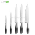 Sistema del cuchillo de cocina del acero inoxidable 5pcs